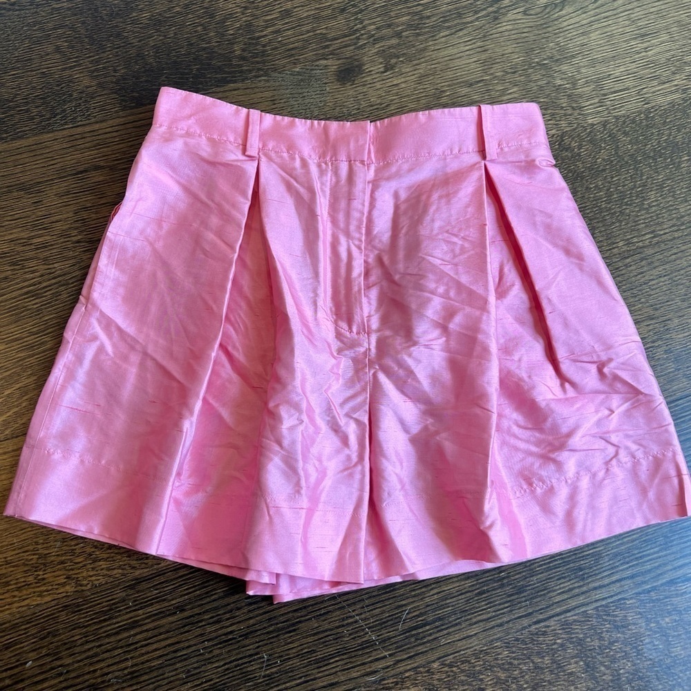 NWT designer silk shorts